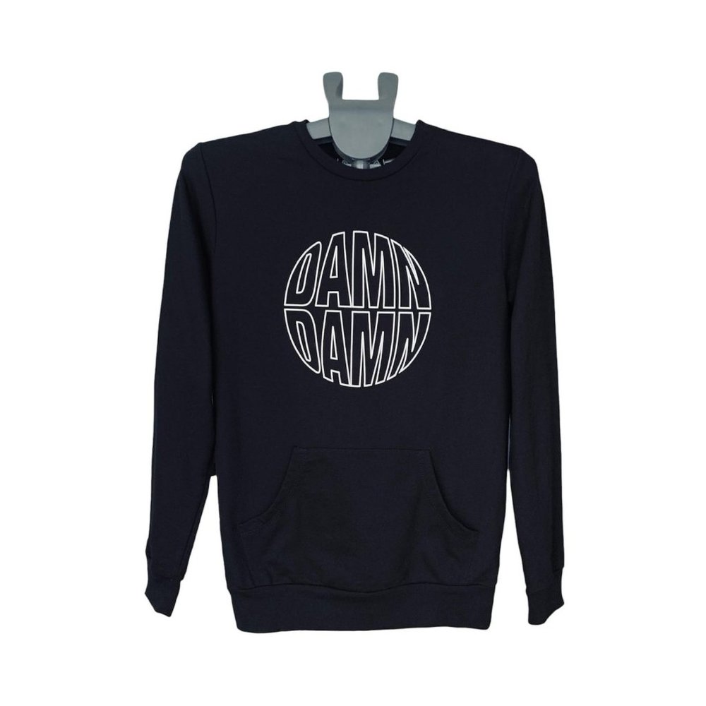 “Damn” Graphic Sweatshirt | Size XS | Black